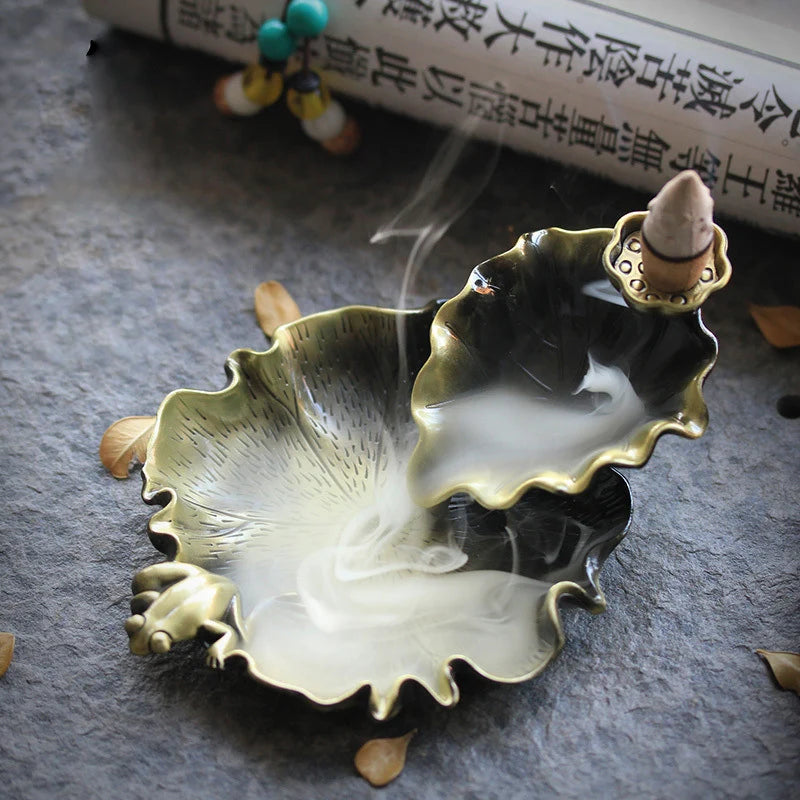 Leaf Waterfall Incense Holder