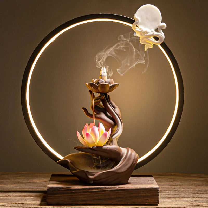 Variety of Zen Backflow Incense Burners