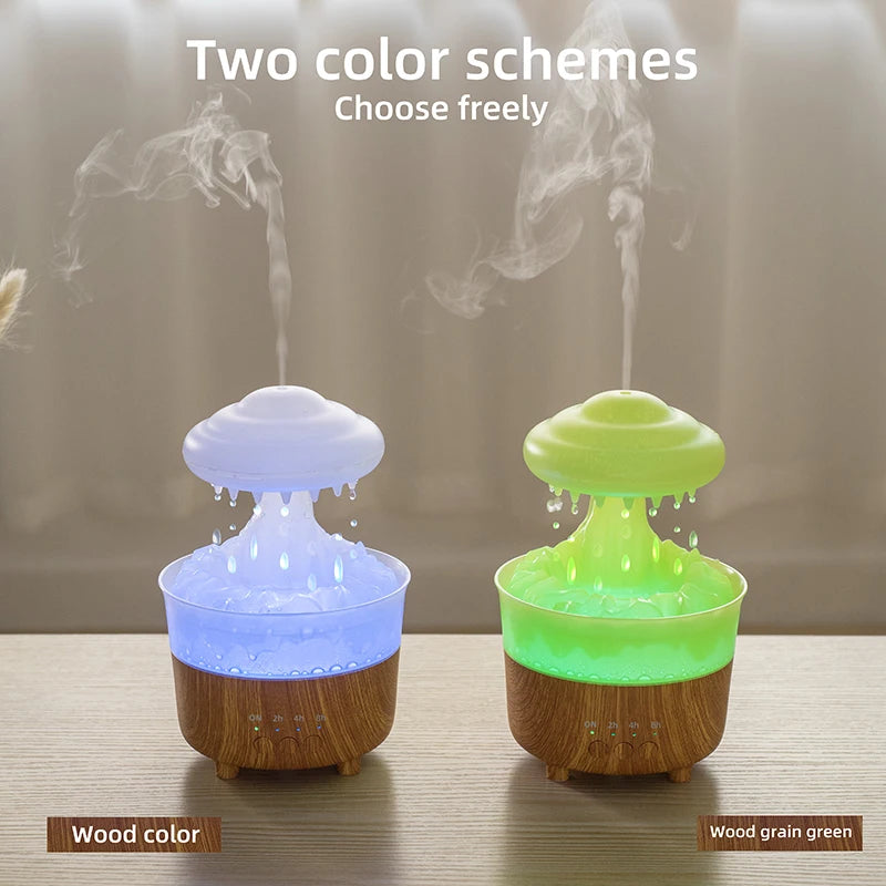 LED Raining Cloud Air Aroma Diffuser & Humidifier