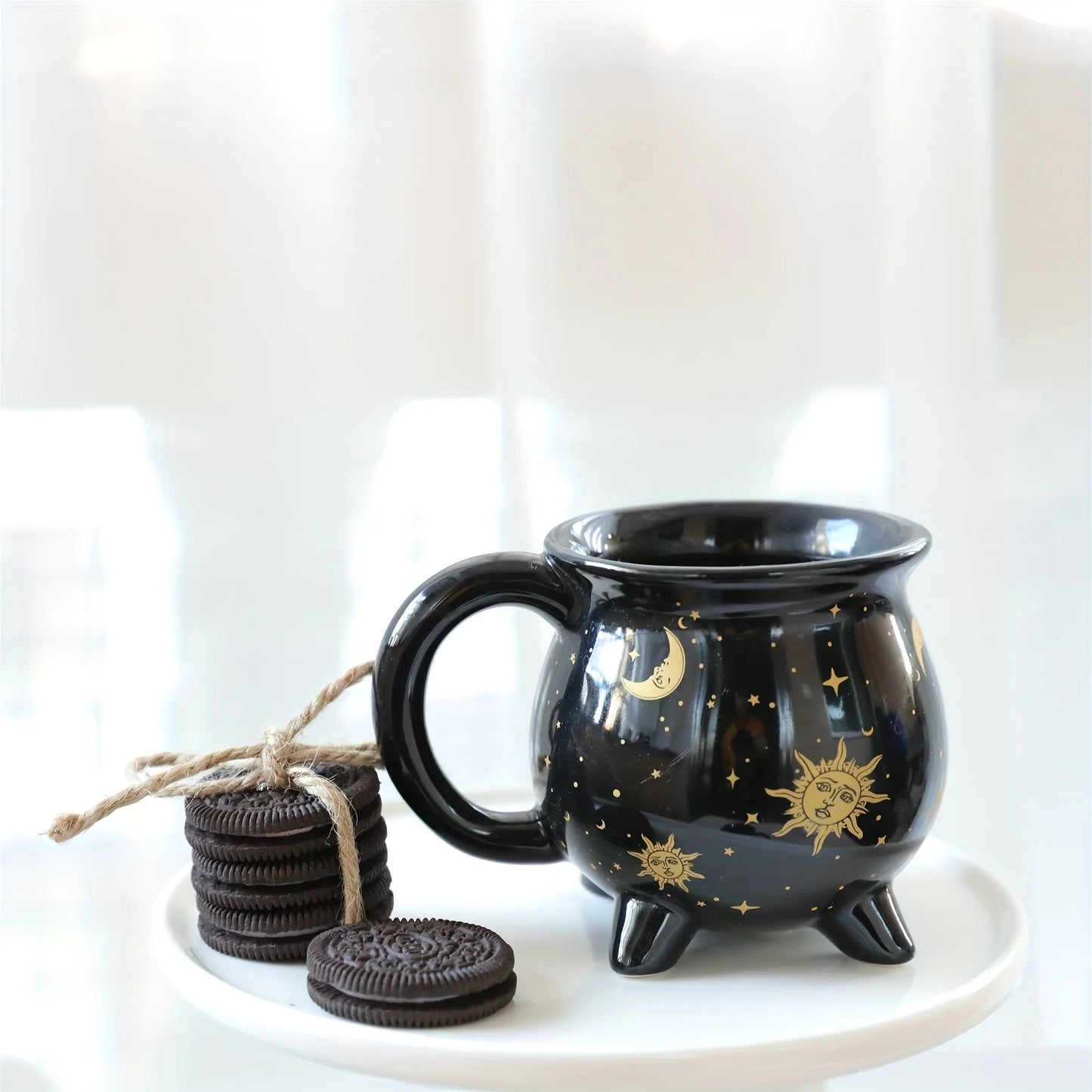 Ceramic Celestial Cauldron Mug