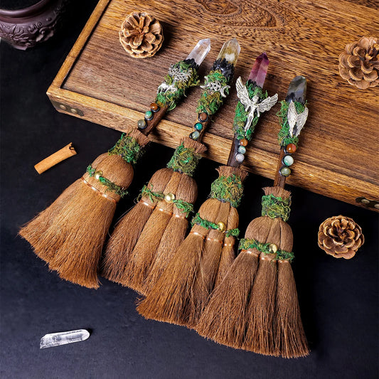 Natural Crystal Magic Brooms