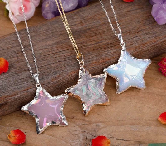 Assorted Crystal Star Necklaces