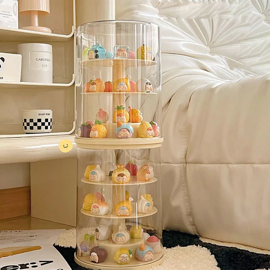 360° Rotation 4 Tier Display Case