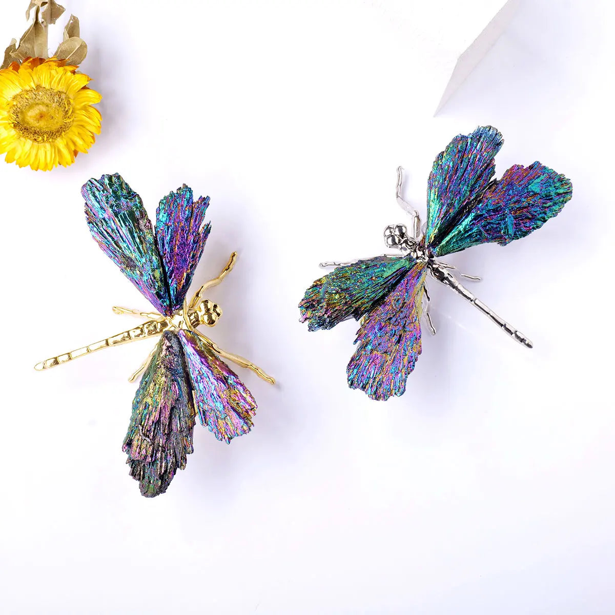 Angel Aura Tourmaline Flame Dragonflies