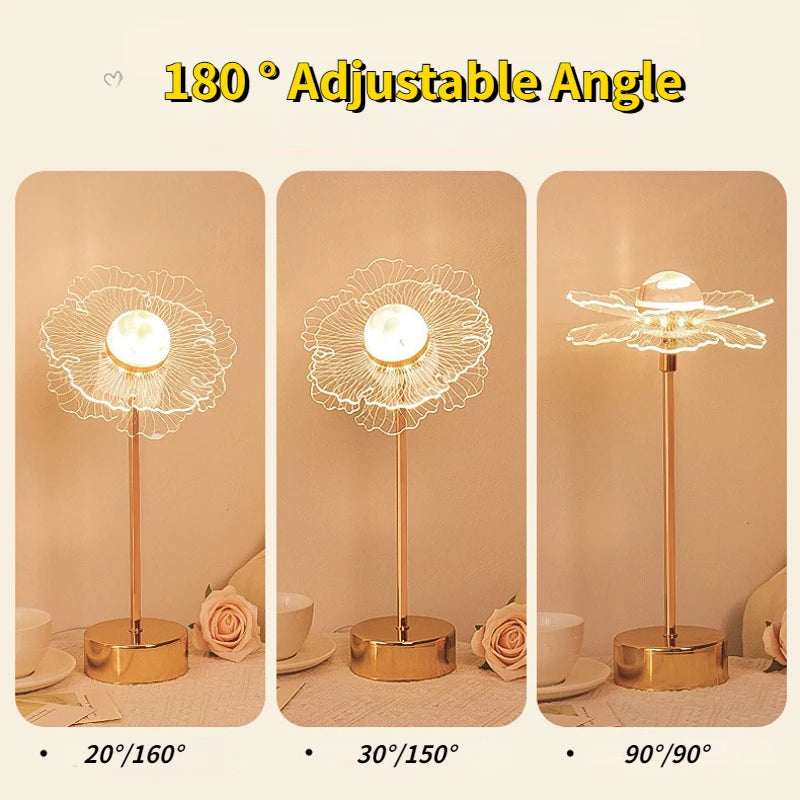 Assorted Butterfly and Floral LED Desk Lamps