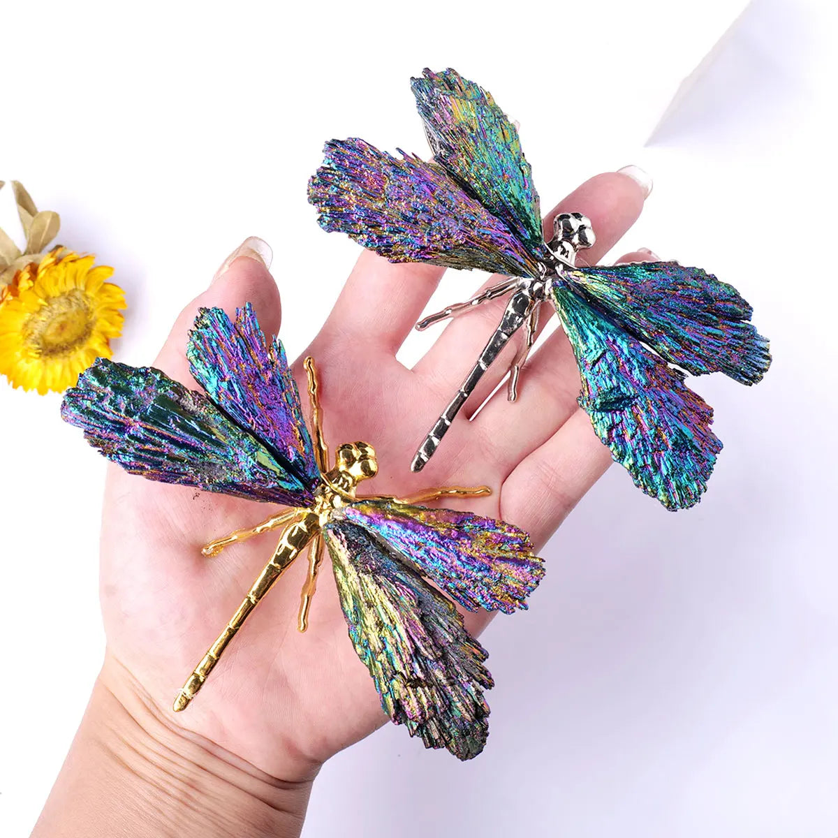 Angel Aura Tourmaline Flame Dragonflies