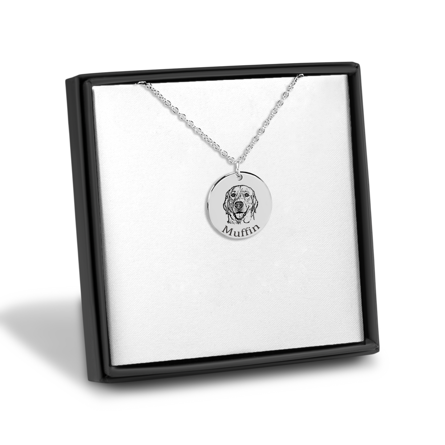 Pet Portrait Coin Necklace