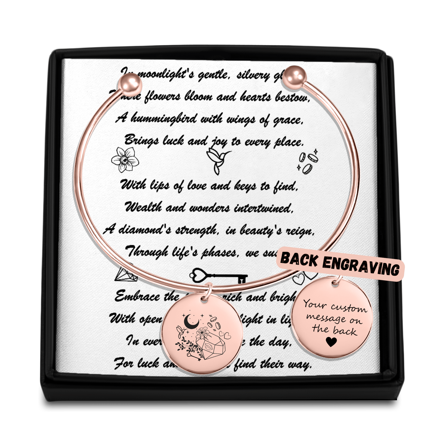 Lucky Girl Bangle Bracelet