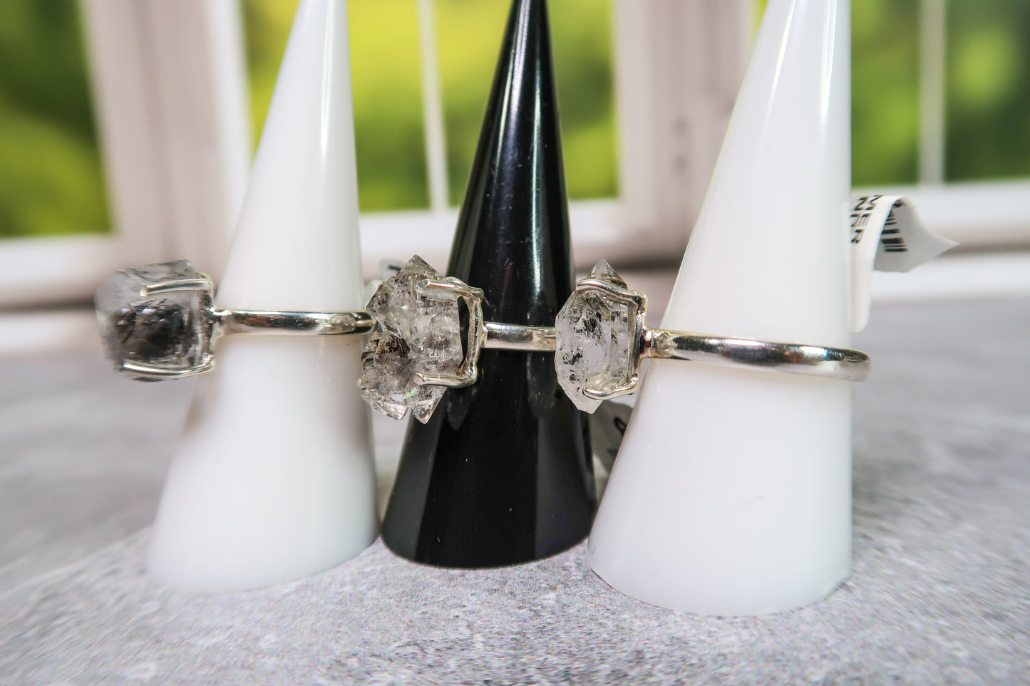 Stunning Herkimer Diamond Rings