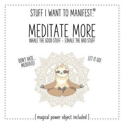 Stuff I Want to Manifest Cards & Charms