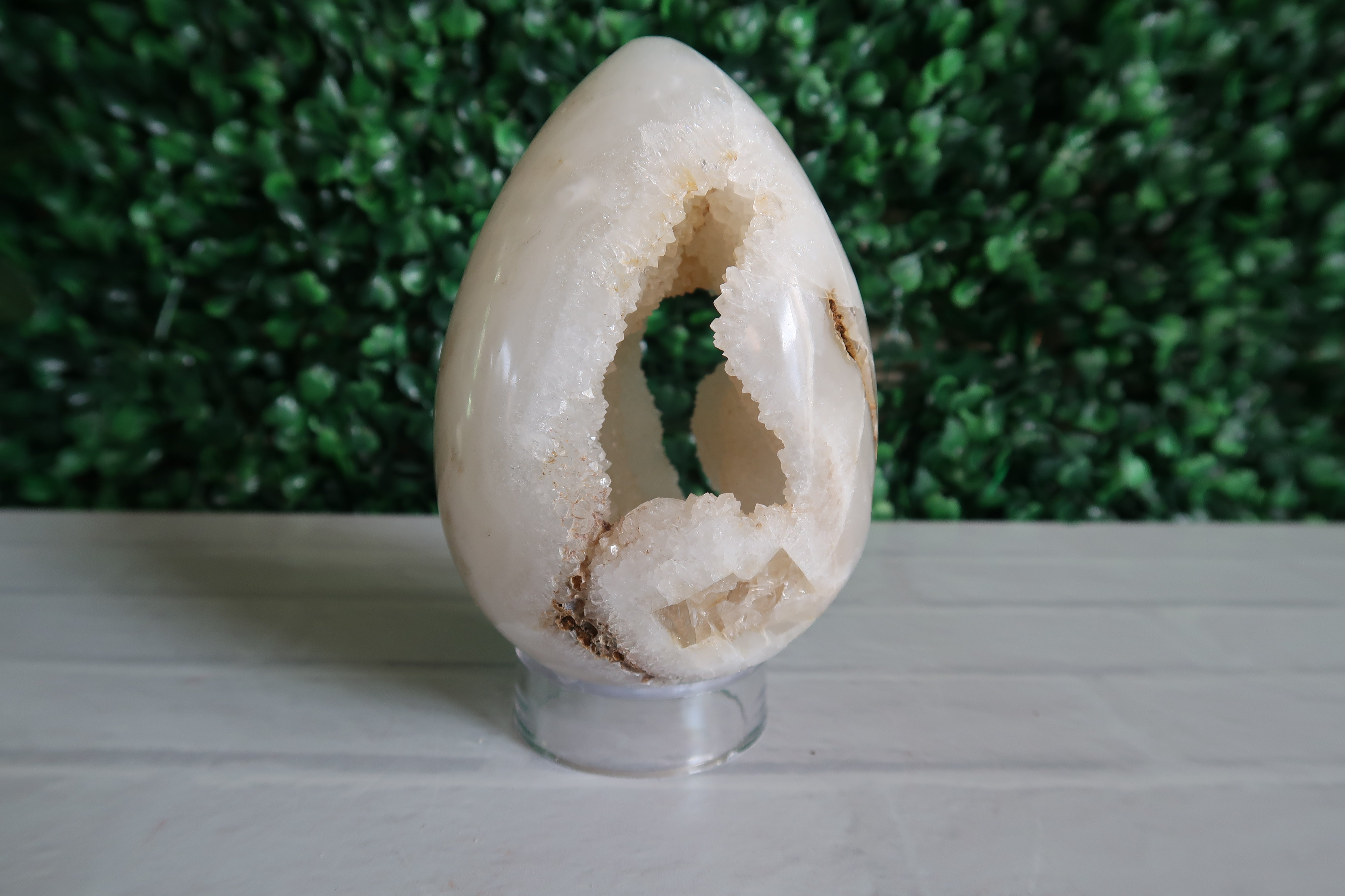 Sugar newest druzy agate egg