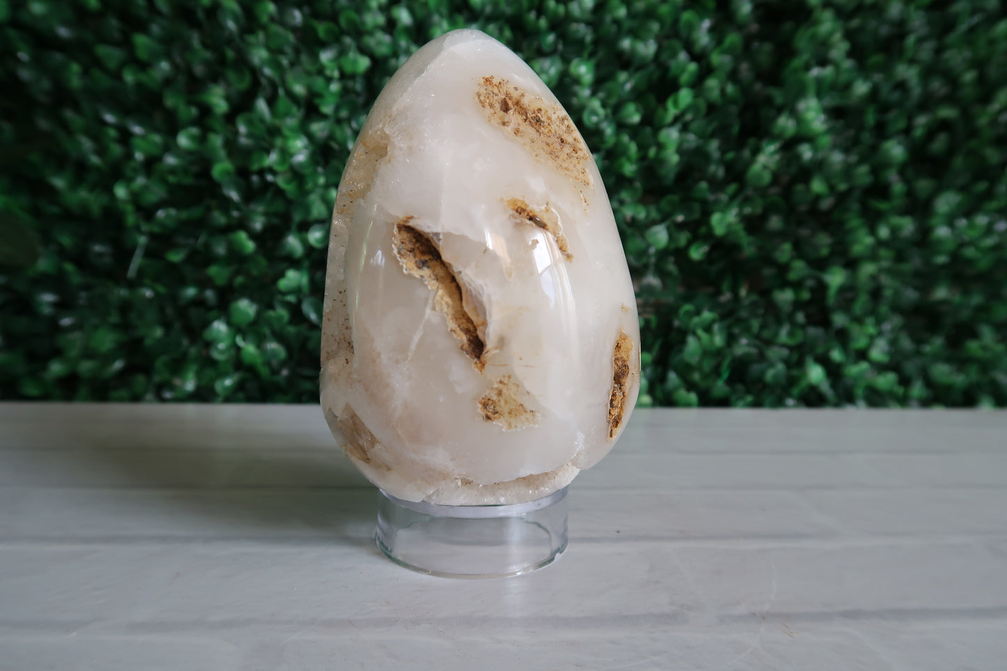 Crystal Agate Egg with Sugar Druzy Portal #3