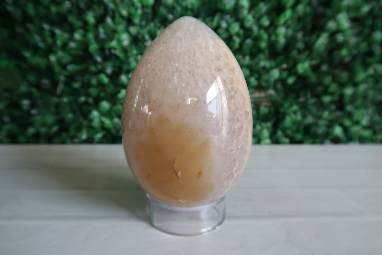 Crystal Agate Egg with Druzy Cave#2