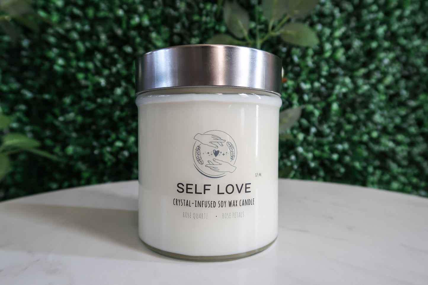 Self-Love Crystal Charge Candle