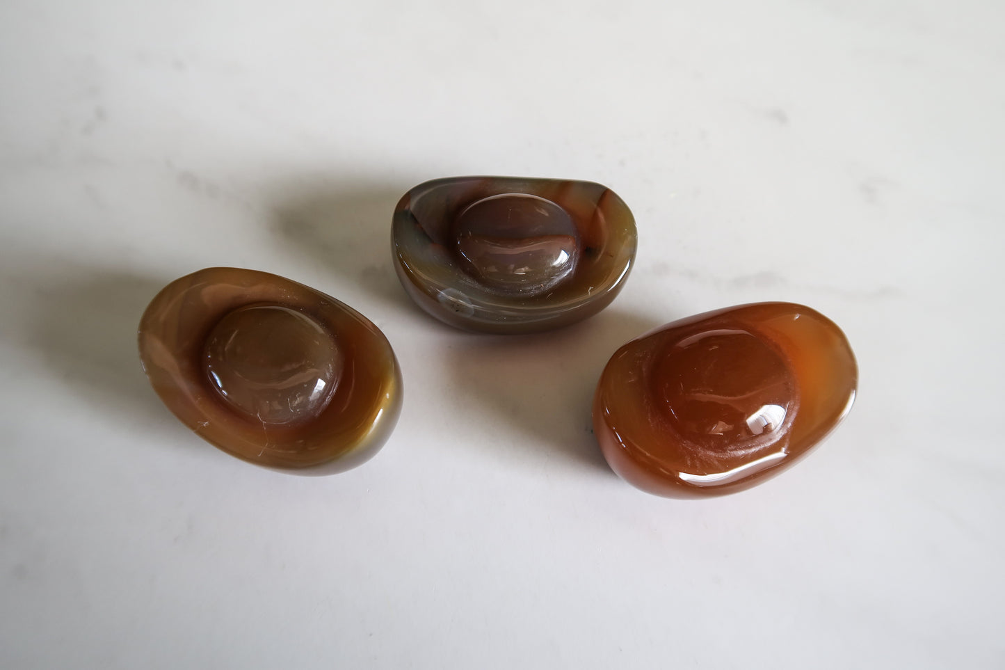 Carnelian Yuanbao - Carved Stone