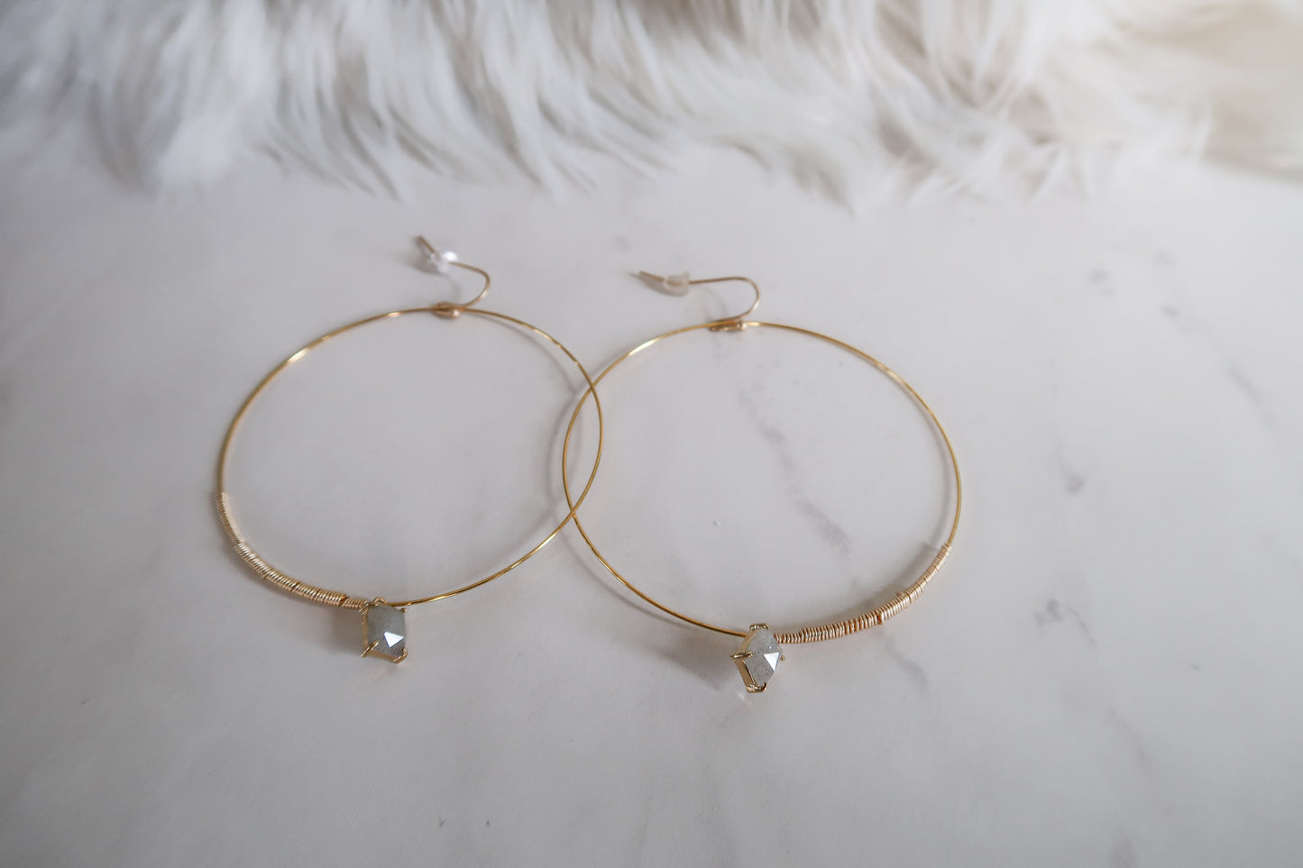 Milky Way Hoops Earrings