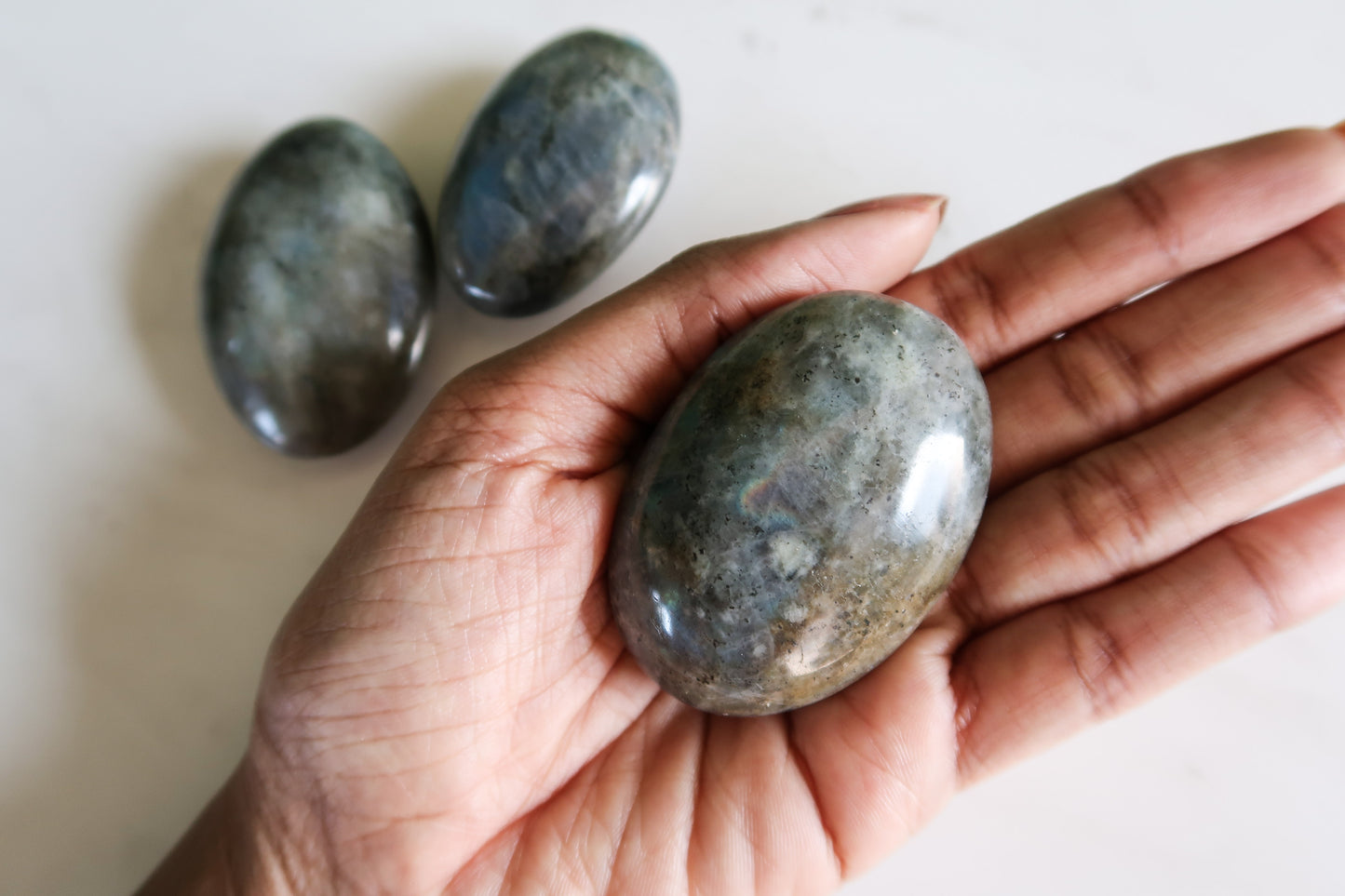 Labradorite Palm Stone