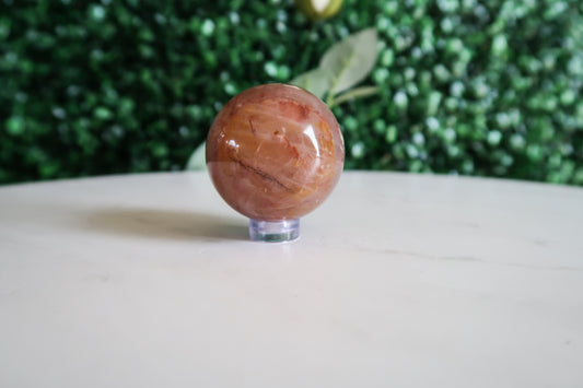 Fire Quartz Sphere | Hematoid Quartz Sphere