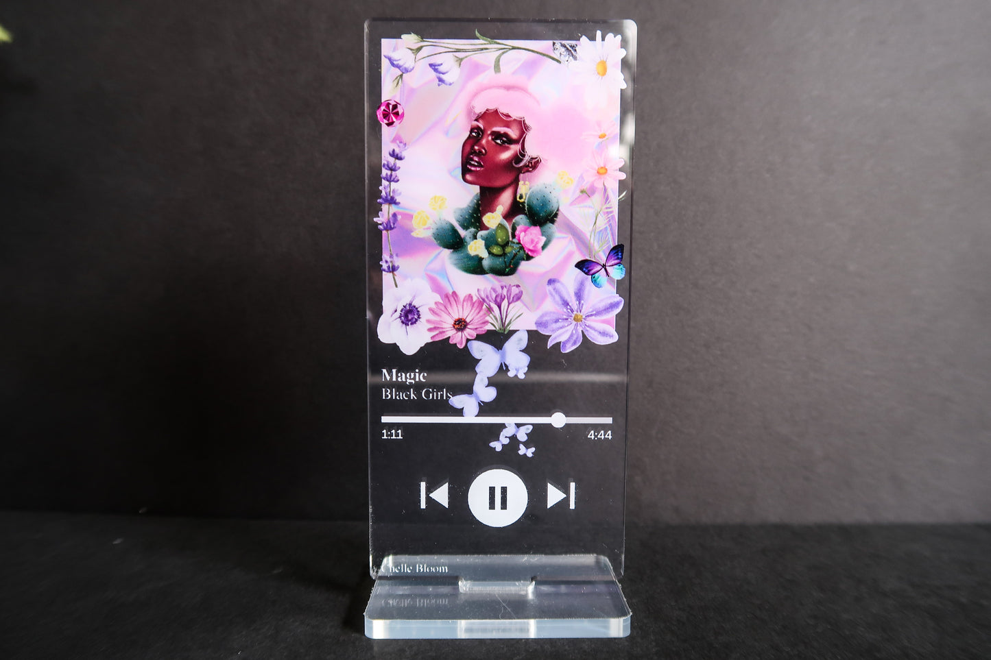 Black Girl Magic Acrylic Album Stand