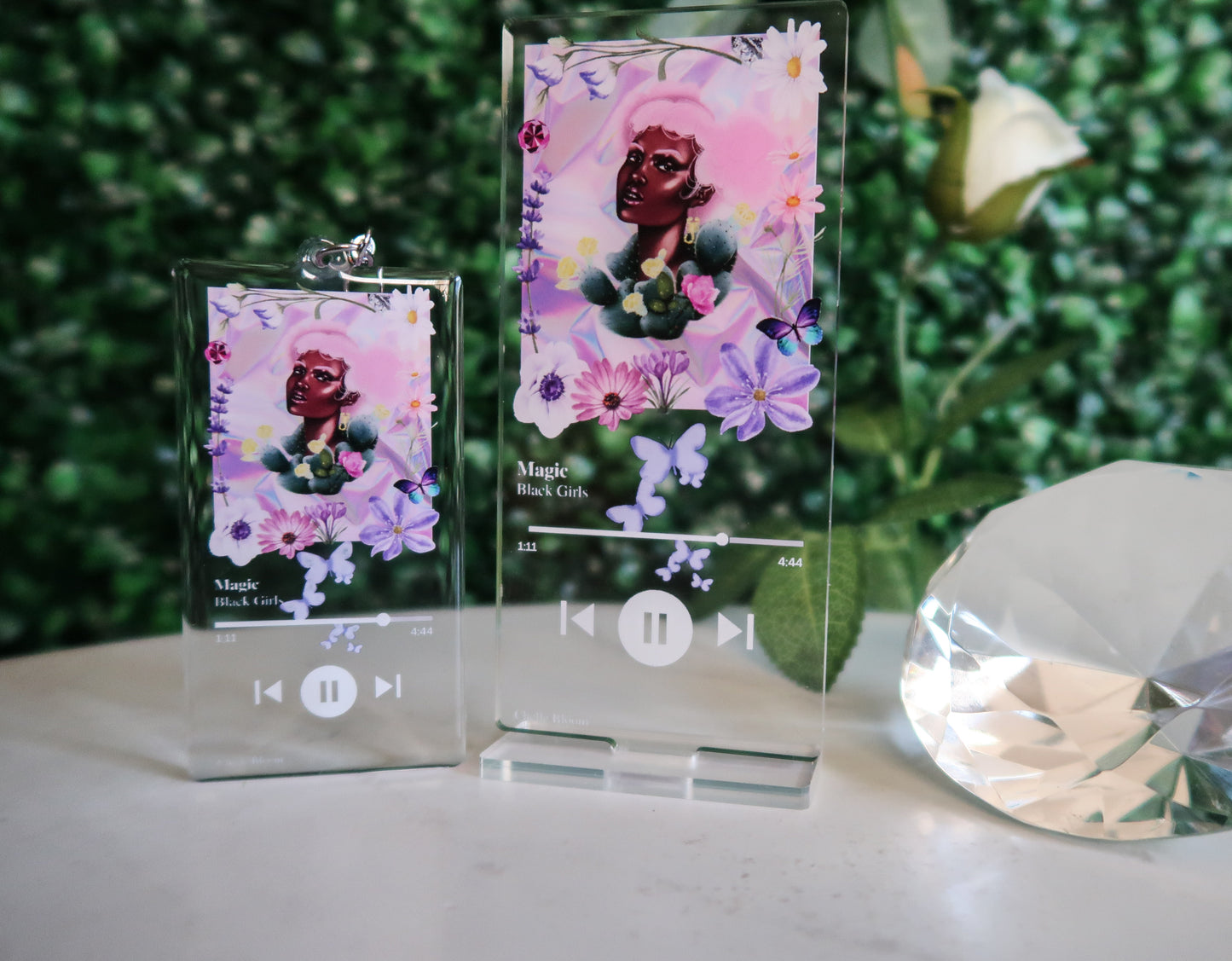 Black Girl Magic Acrylic Album Stand