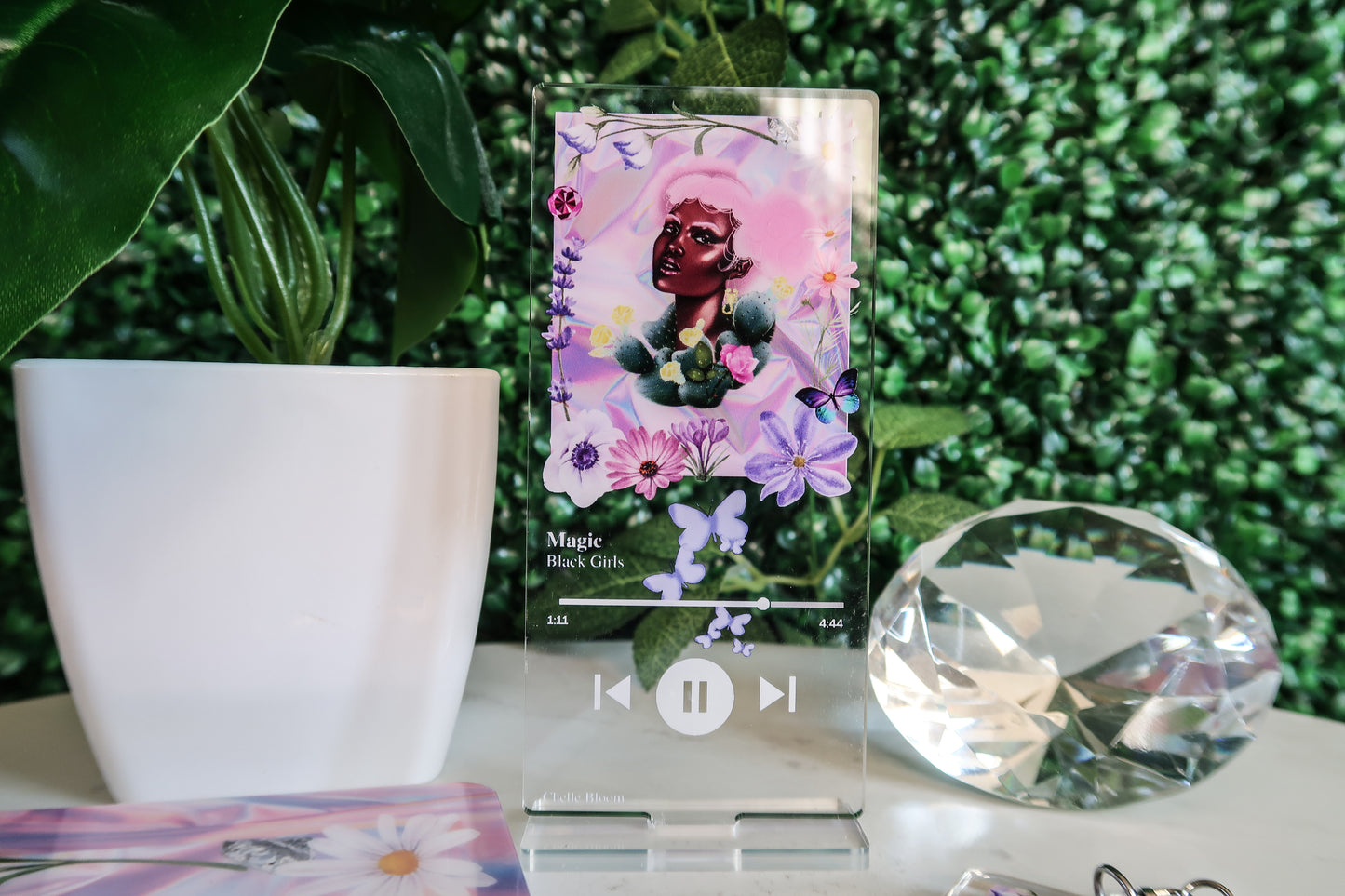 Black Girl Magic Acrylic Album Stand