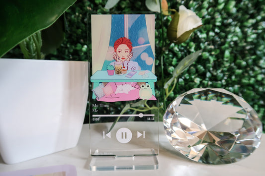 Me Time Acrylic Album Stand