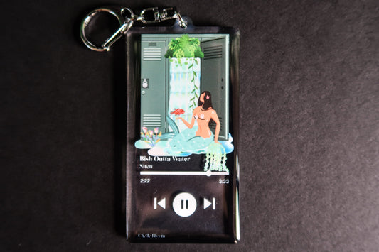 Bish Outta Water Album Key Chain