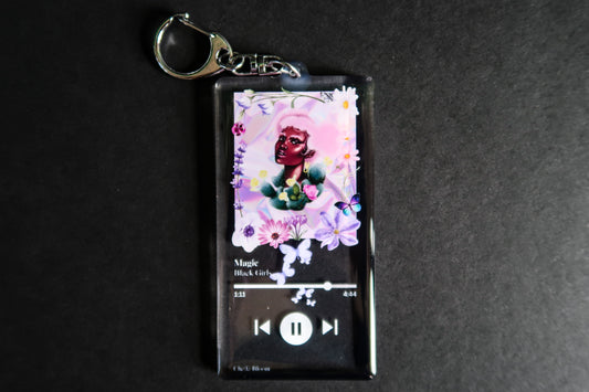 Black Girl Magic Album Key Chain