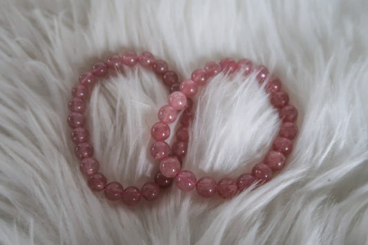 Strawberry Quartz Bracelet