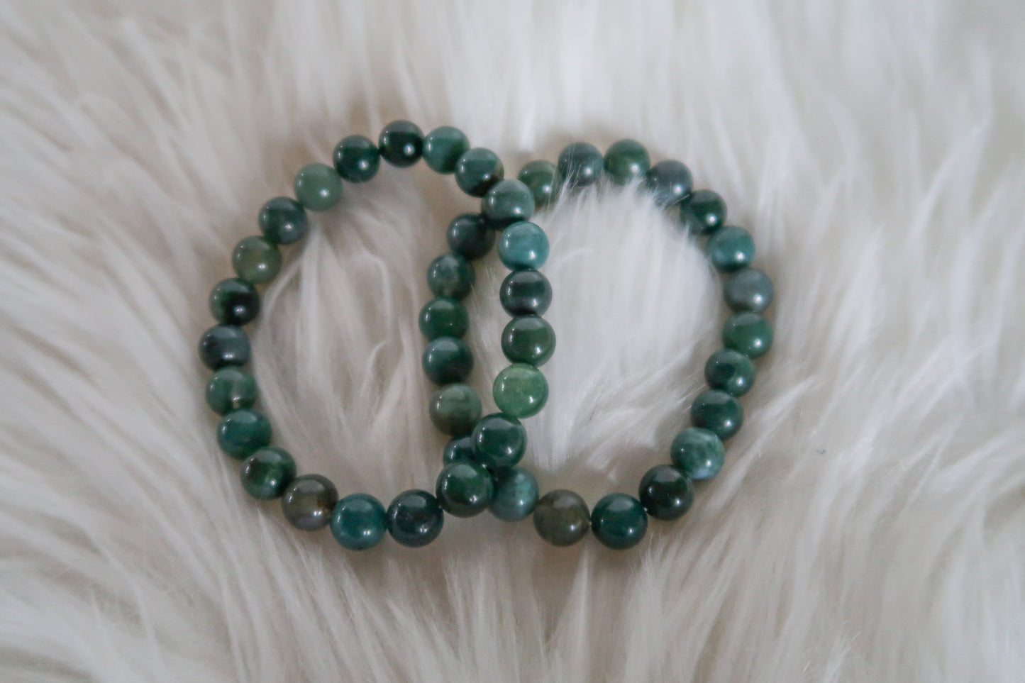 Green Moss Agate Bracelet