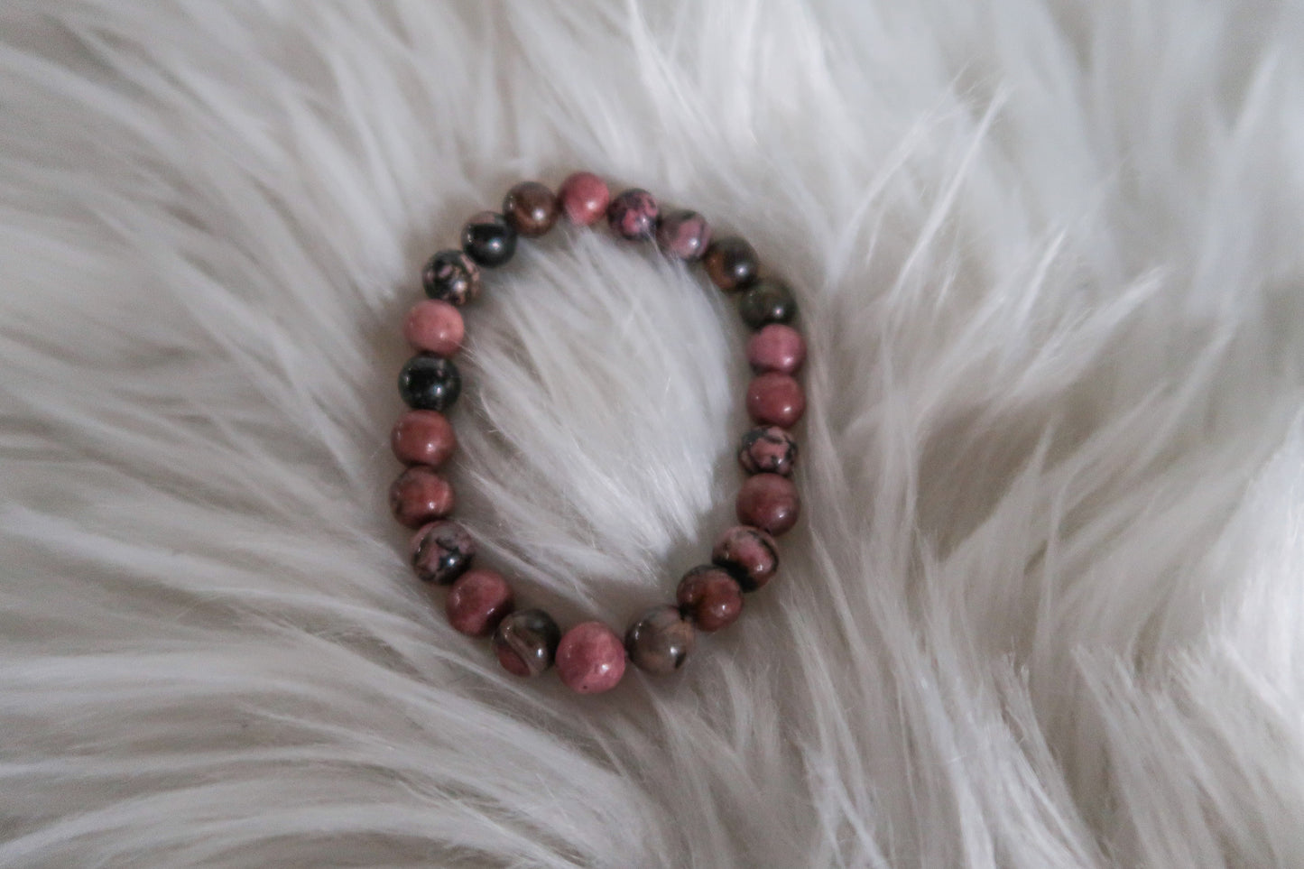 Rhodonite Crystal Bracelet