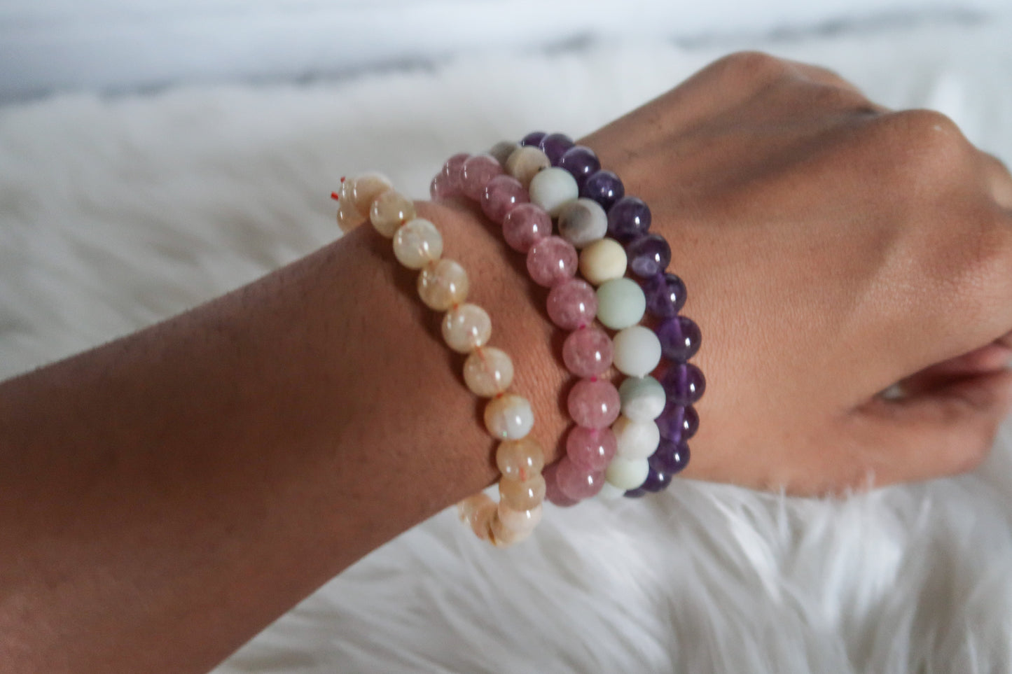 Strawberry Quartz Bracelet