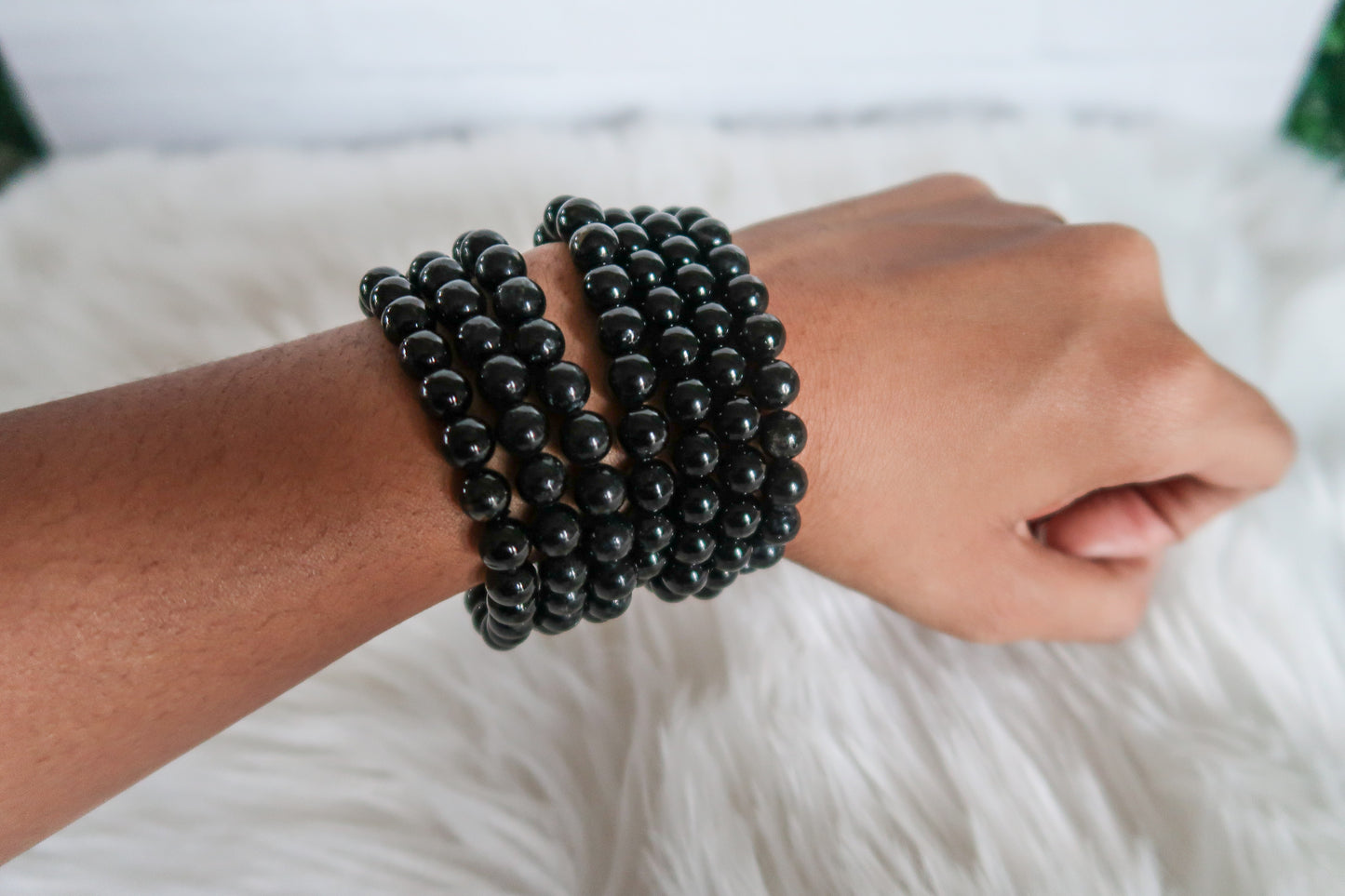 Black Onyx Gemstone Bracelet