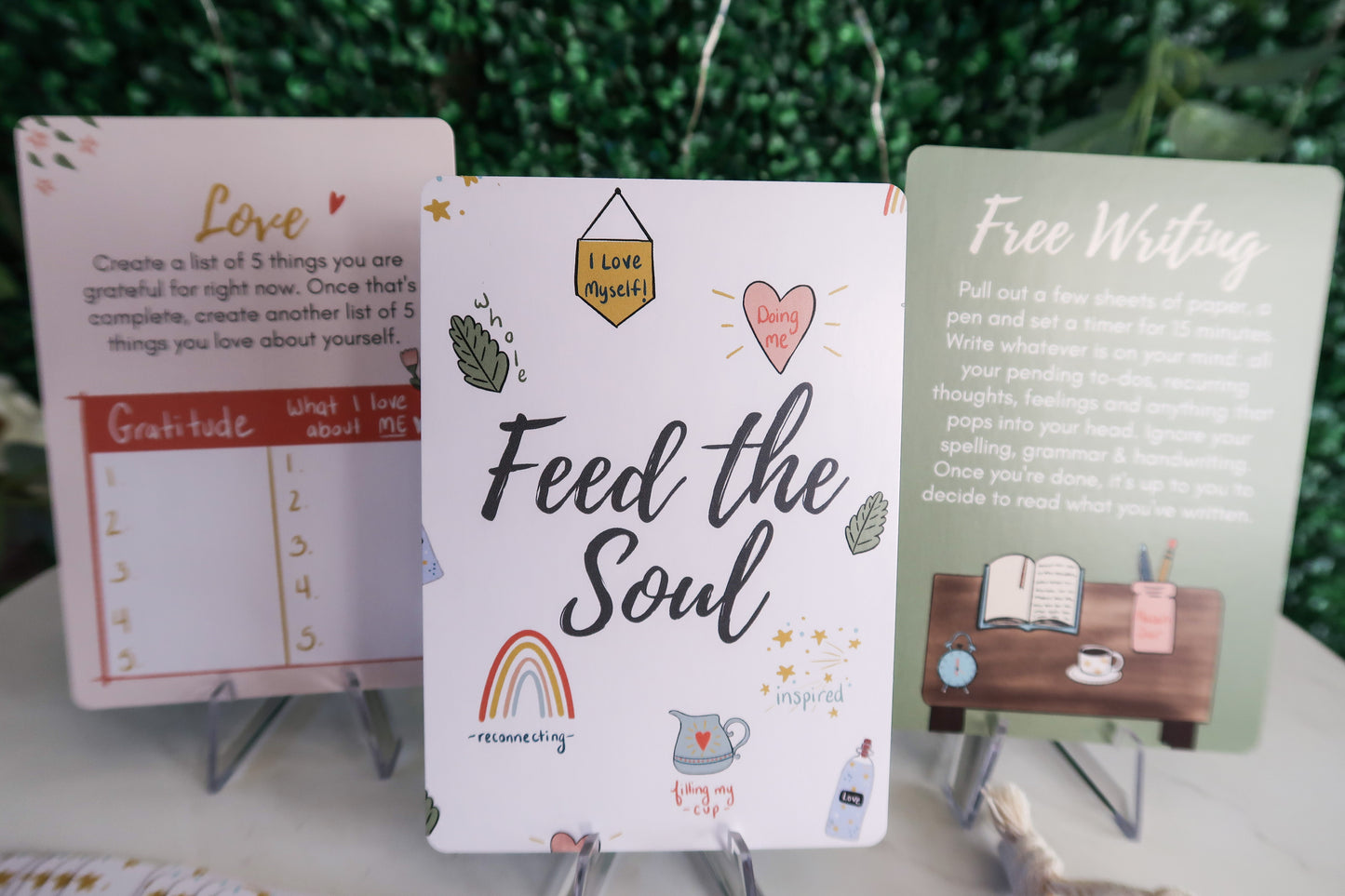 Feed the Soul Self-Care Deck