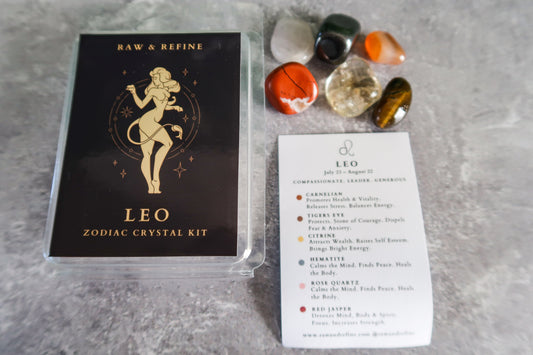 Leo Zodiac Crystal Kit