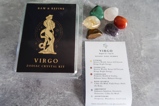 Virgo Zodiac Crystal Kit