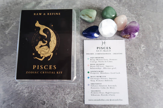 Pisces Zodiac Crystal Kit