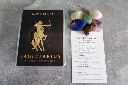 Sagittarius Zodiac Crystal Kit