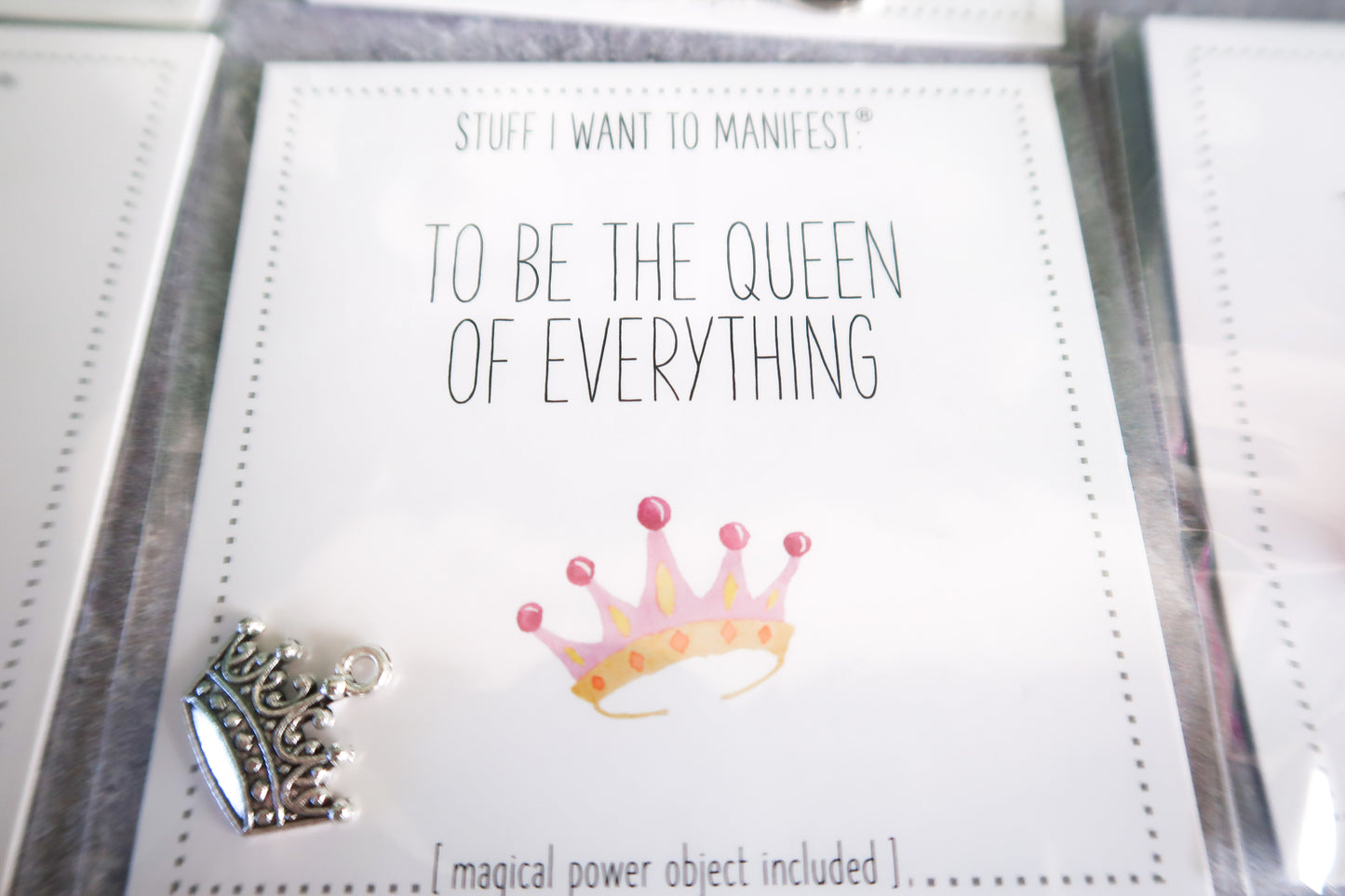 Stuff I Want to Manifest Cards & Charms