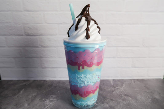 Layered Soft Serve Ice Cream Tumbler