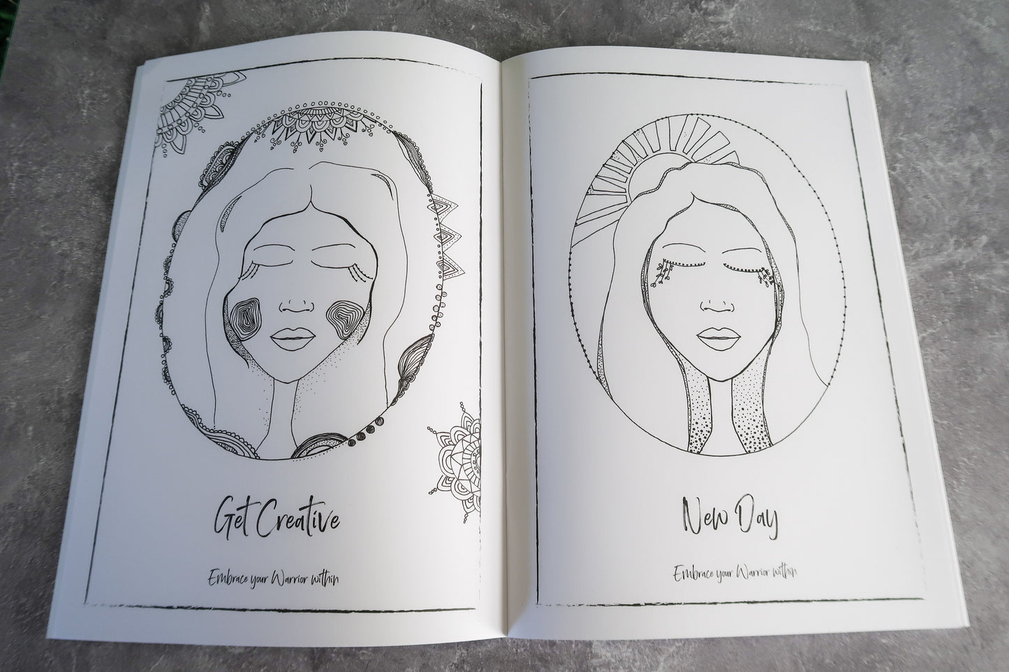 You are a Warrior Mindfulness Coloring Book