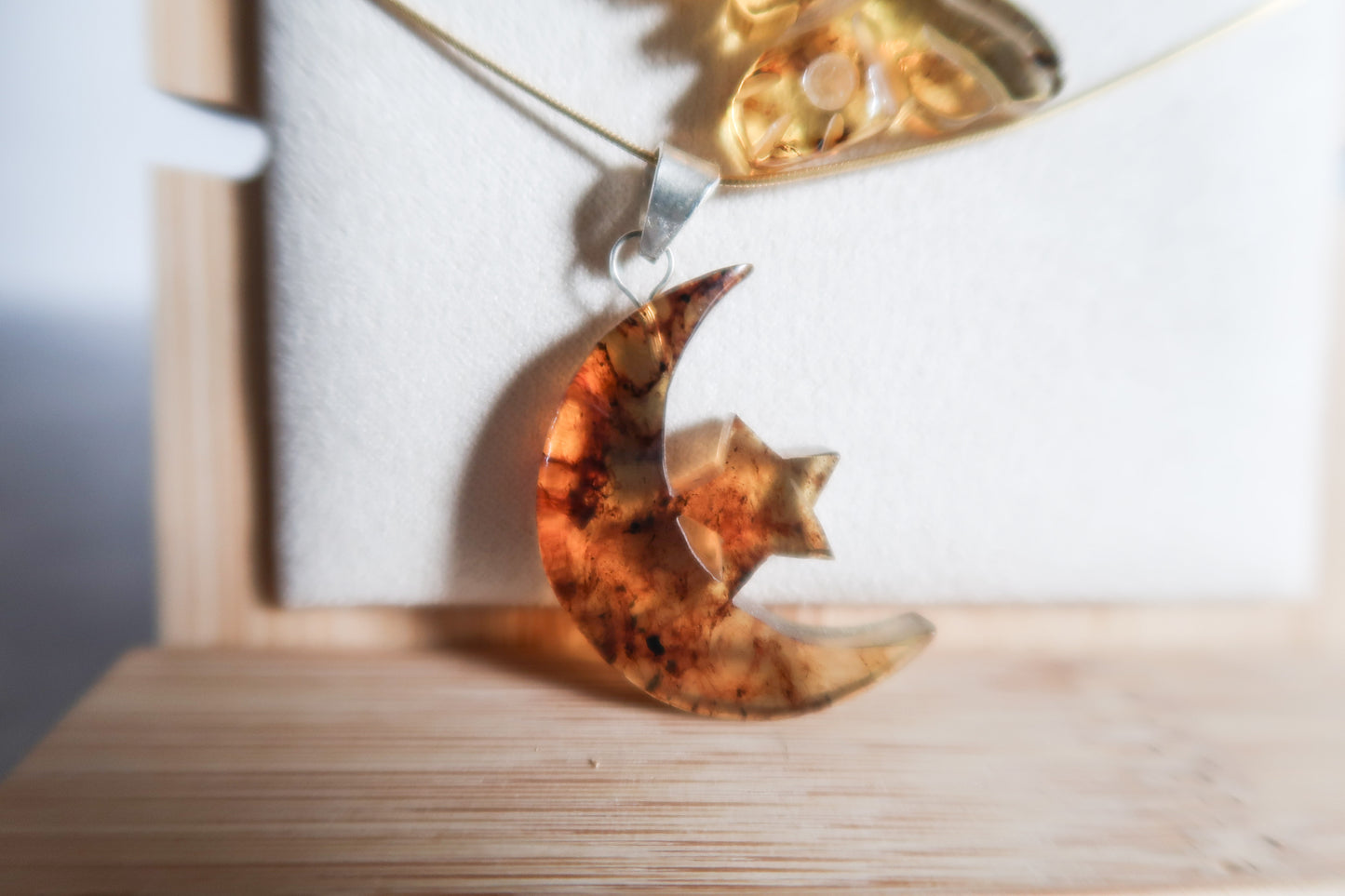 Amber Carved Pendants