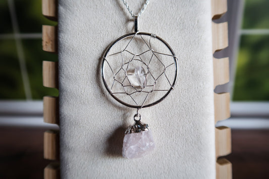 Crystal Dream Catcher Pendant