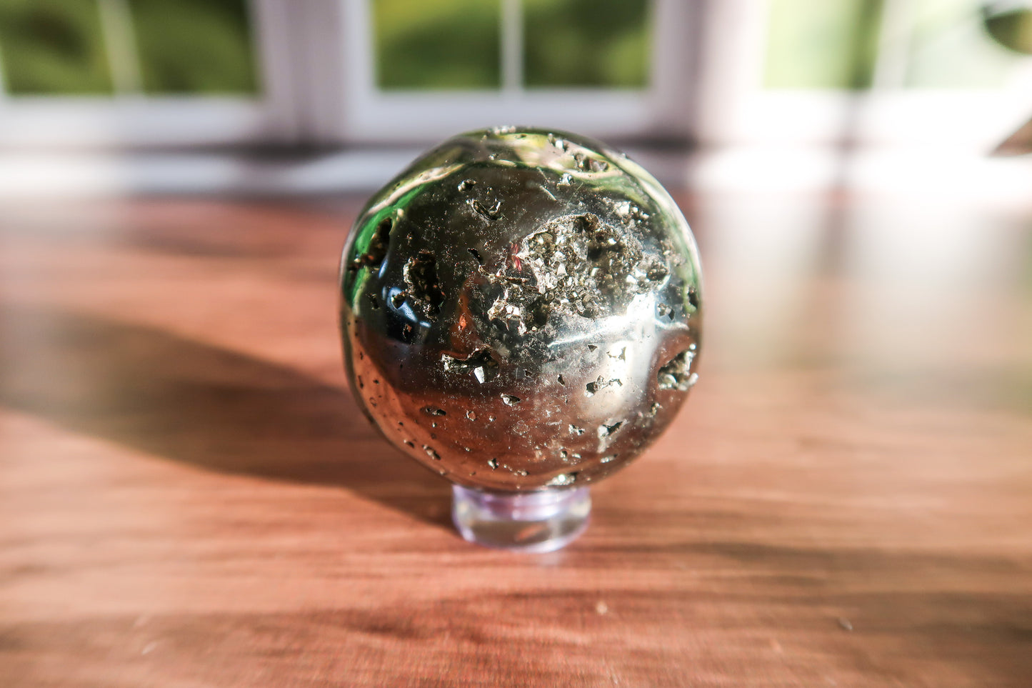 Pyrite Spheres with Druzy