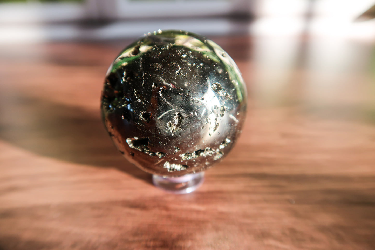 Pyrite Spheres with Druzy