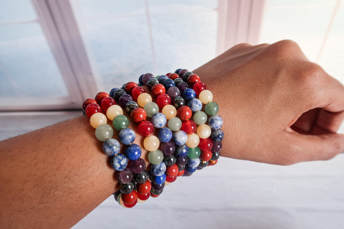 Chakra Beaded Bracelet