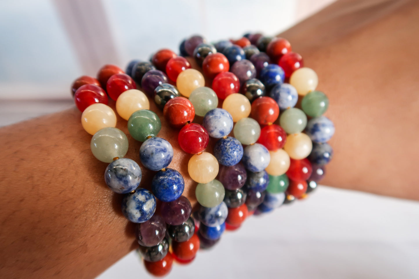 Chakra Beaded Bracelet