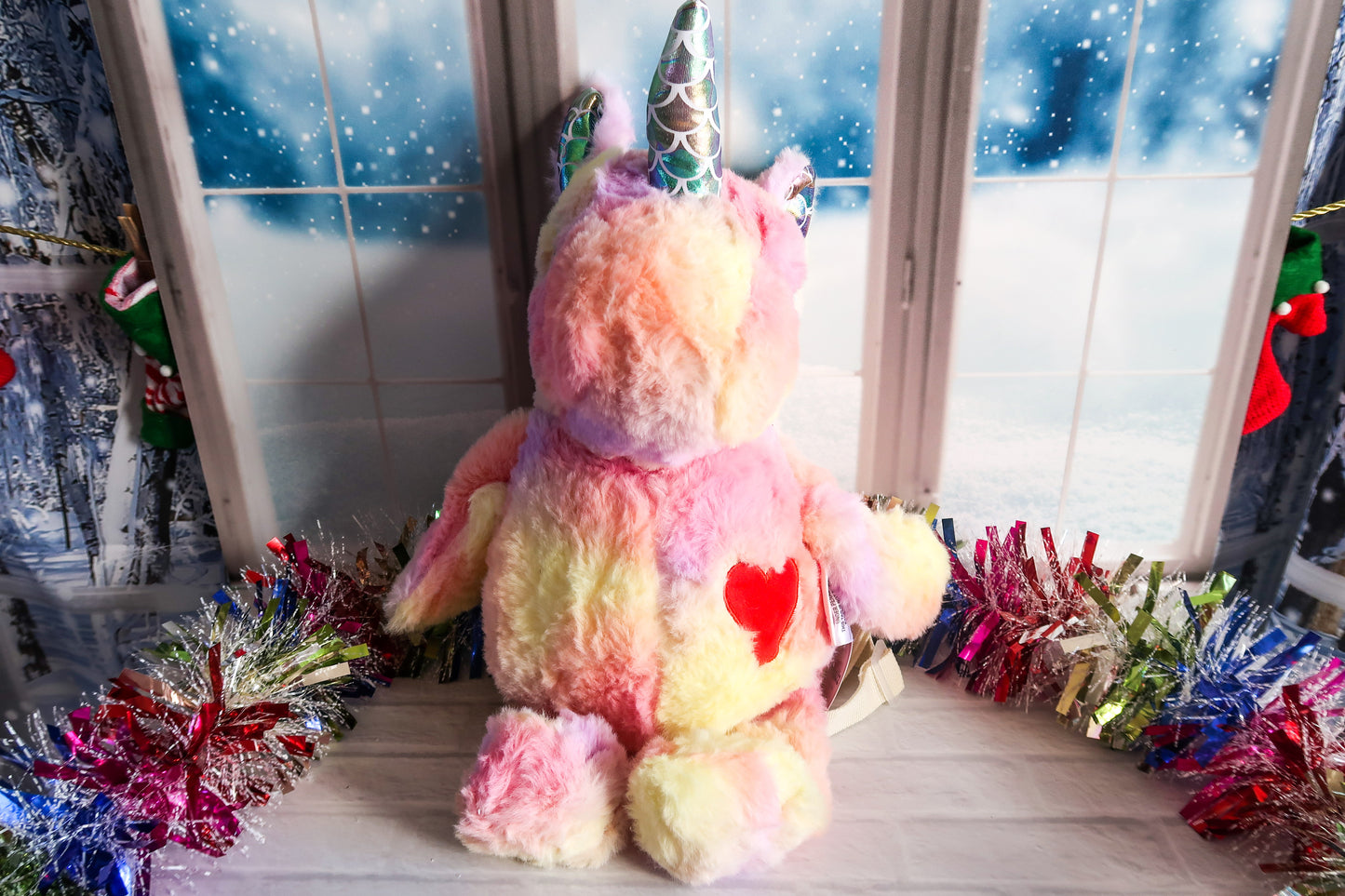 Plushie Heart Unicorn Backpack - Pink