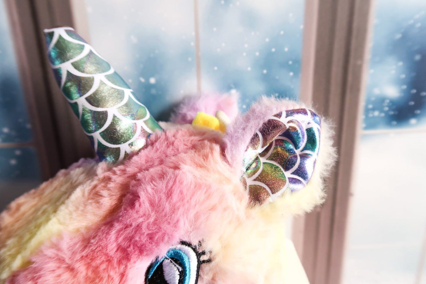 Plushie Heart Unicorn Backpack - Pink