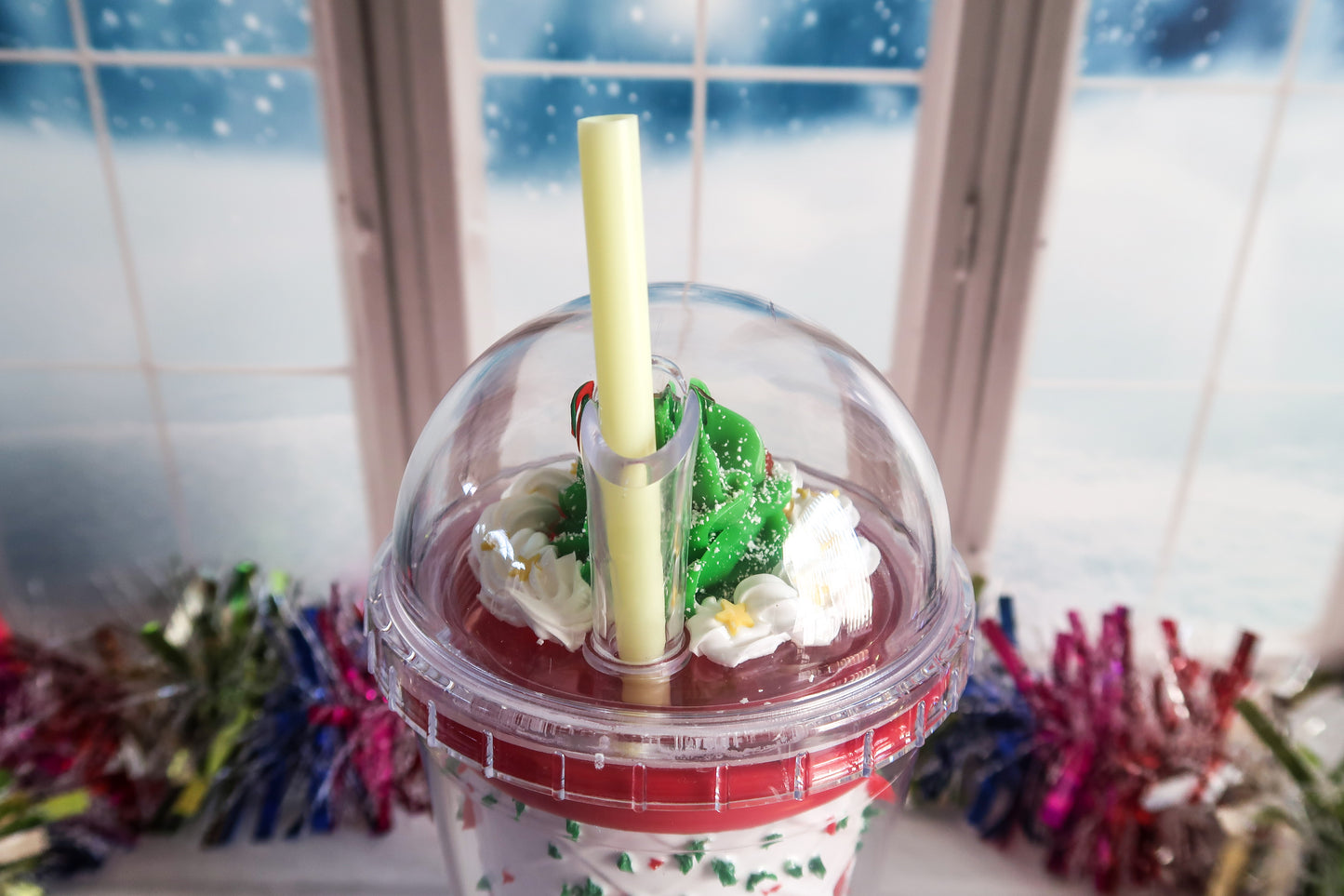 Festive Christmas Tree Tumbler